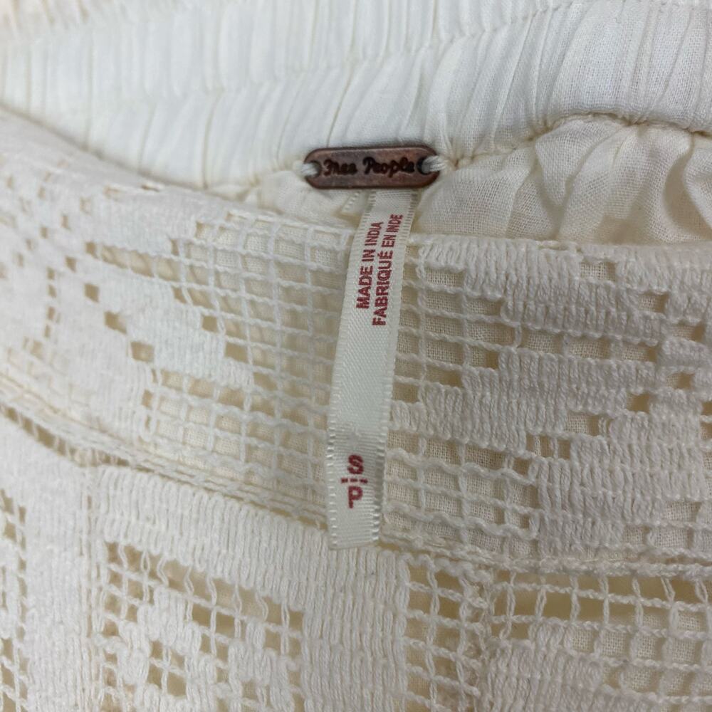 Free People Rebel Rebel Maxi Skirt - Ivory - Size Small - Picture 9 of 9